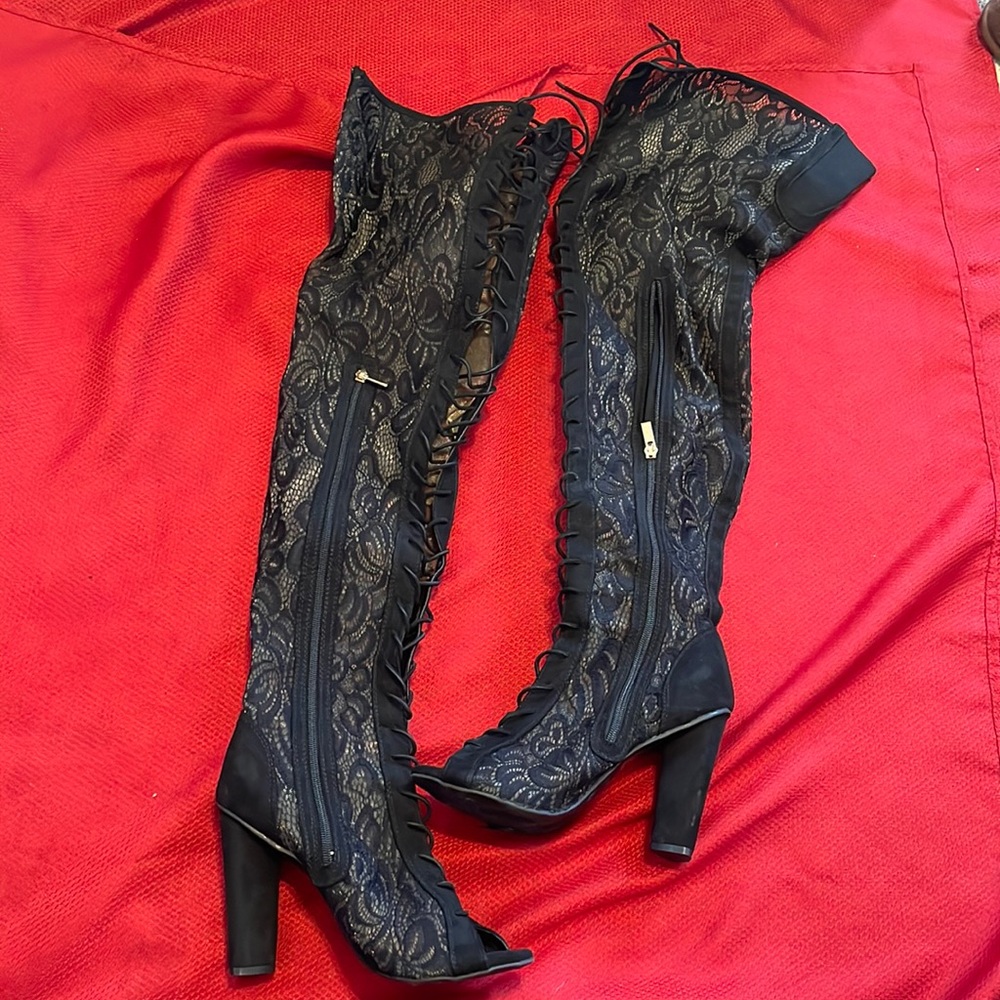 Lace boots